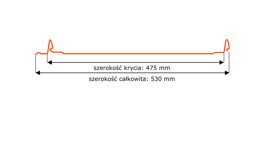 CLICK PANEL GŁADKI rysunek techniczny