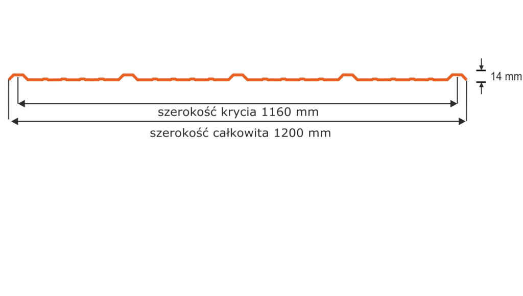 Panel Q-14 rysunek techniczny