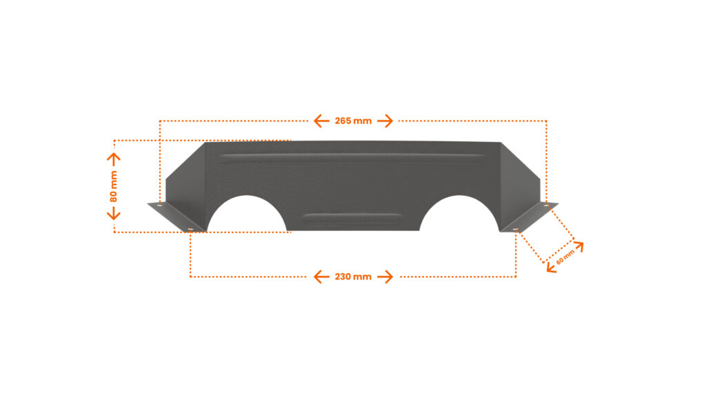Śniegołap rysunek techniczny