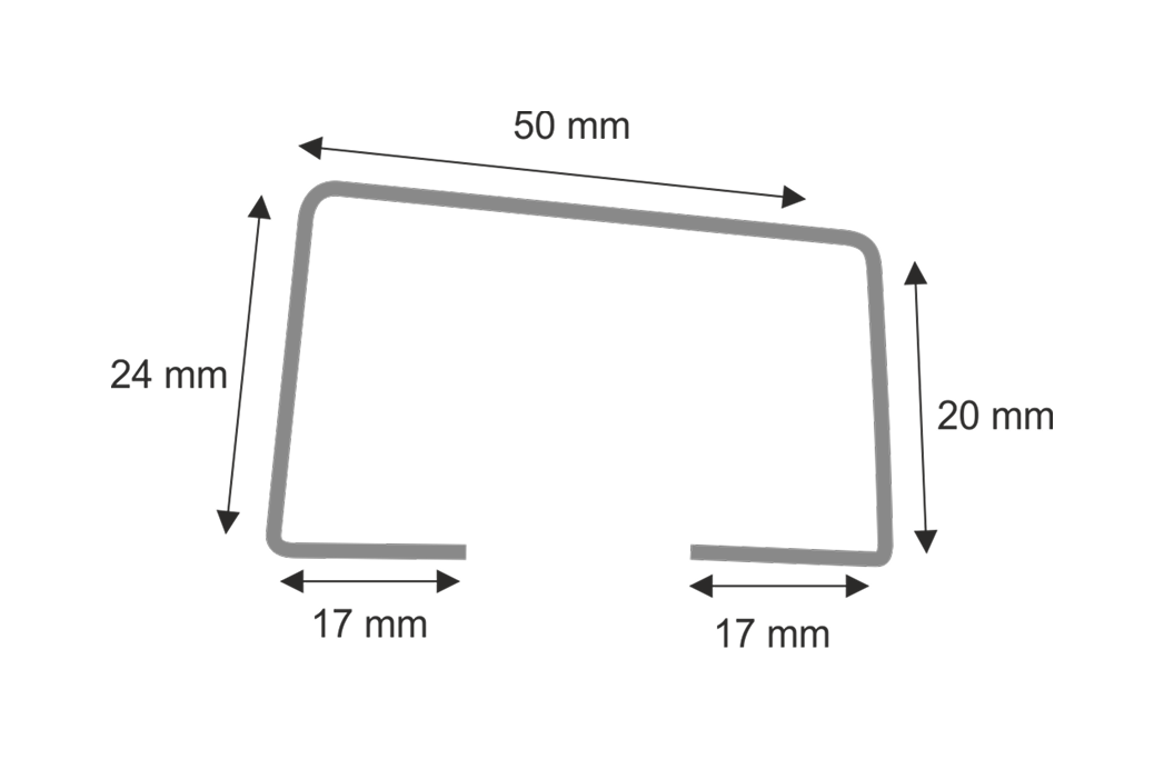 Listwa startowa wentylacyjna rysunek techniczny